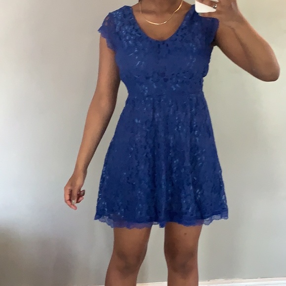 Charlotte Russe Dresses & Skirts - Charlotte Russe royal blue lace dress